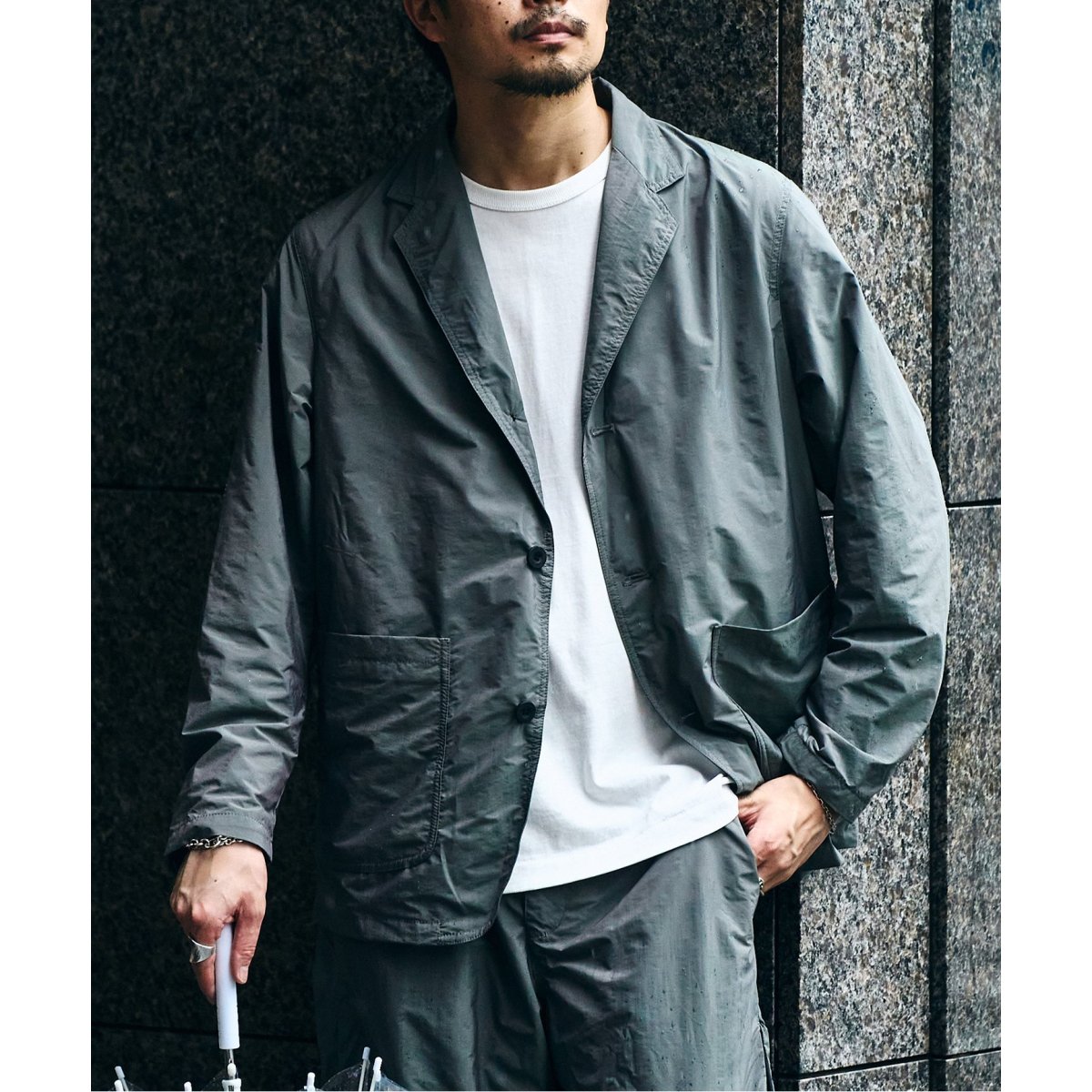 ✨美品✨417エディフィス❣️サマージャケット　L　カノコ　ダブル　黒　春夏物 22-10-10-k21_1.jpg