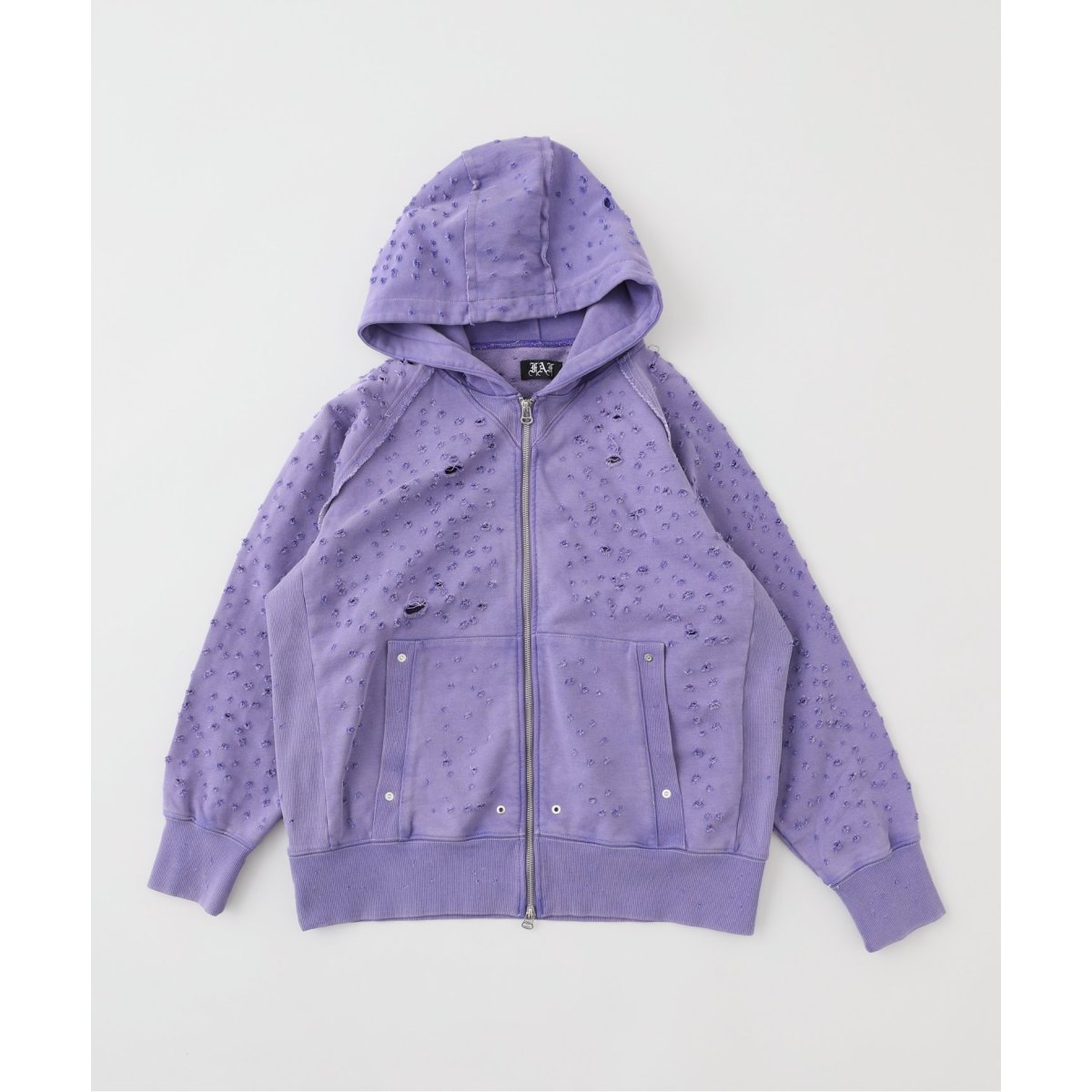 ERL／イーアールエル／SWIRL FLEECE HOODIE JERSY／パーカー