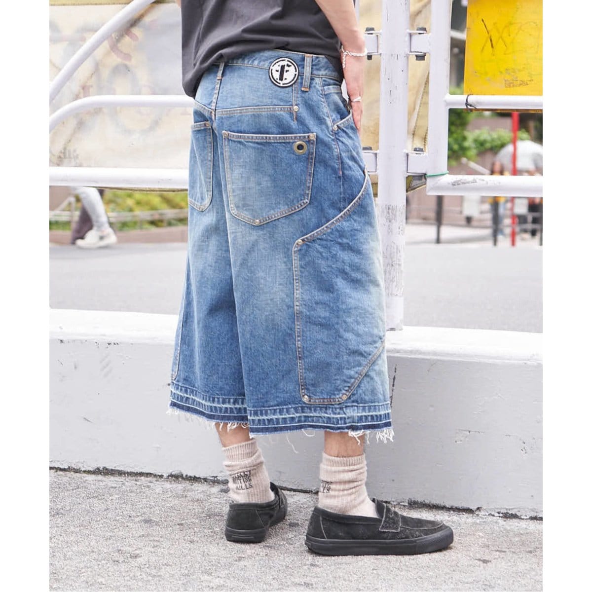 417 EDIFICE グラミチ 別注LANATEC チェックパンツ GRAMICCI】 417別注LANATEC グレンチェックストレッチパンツ
