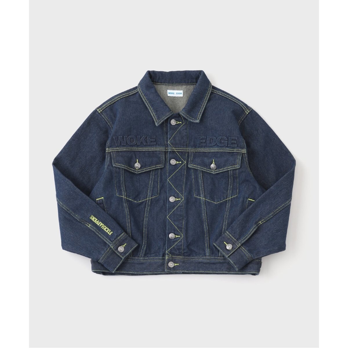 NEONSIGN / ネオンサイン】DROP SLEEVE DENIM JACKET USED | 417