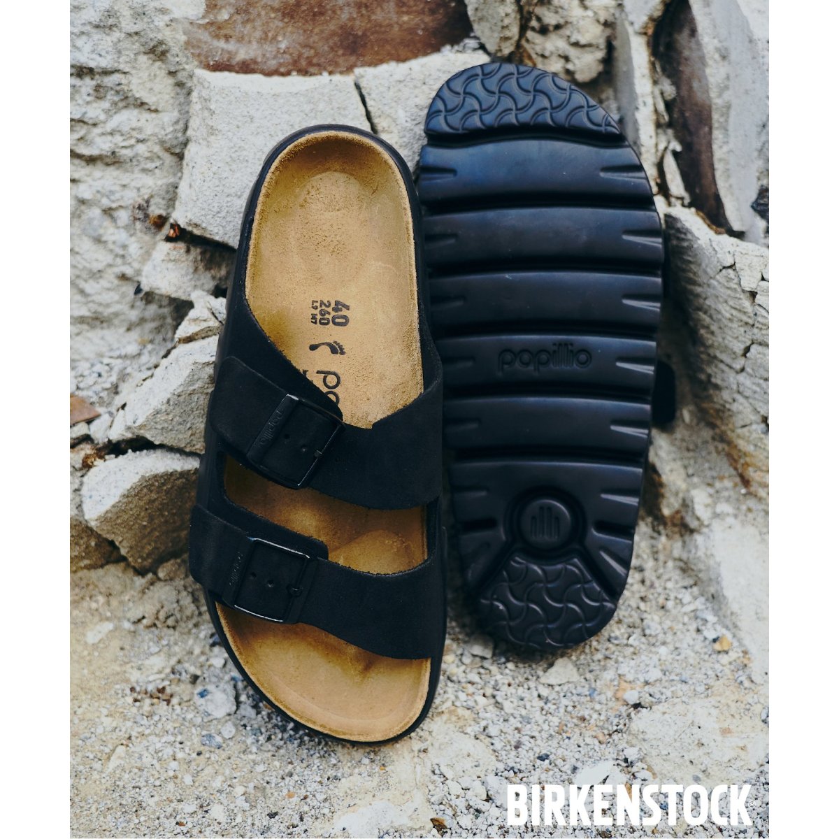 美品 定価2万 ビルケンシュトック エディフィス Arizona ストラップ サンダル 40 (26.0cm) 白 【S21329】 BIRKENSTOCK 春夏 メンズ 最高にラグジュアリーな「ビルケンシュトック」！ エディフィスと