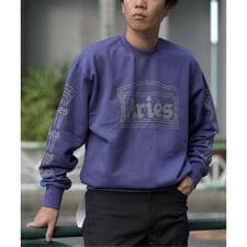 【ARIES / アリーズ】REFLECTIVE COLUMN SWEATSHIRT