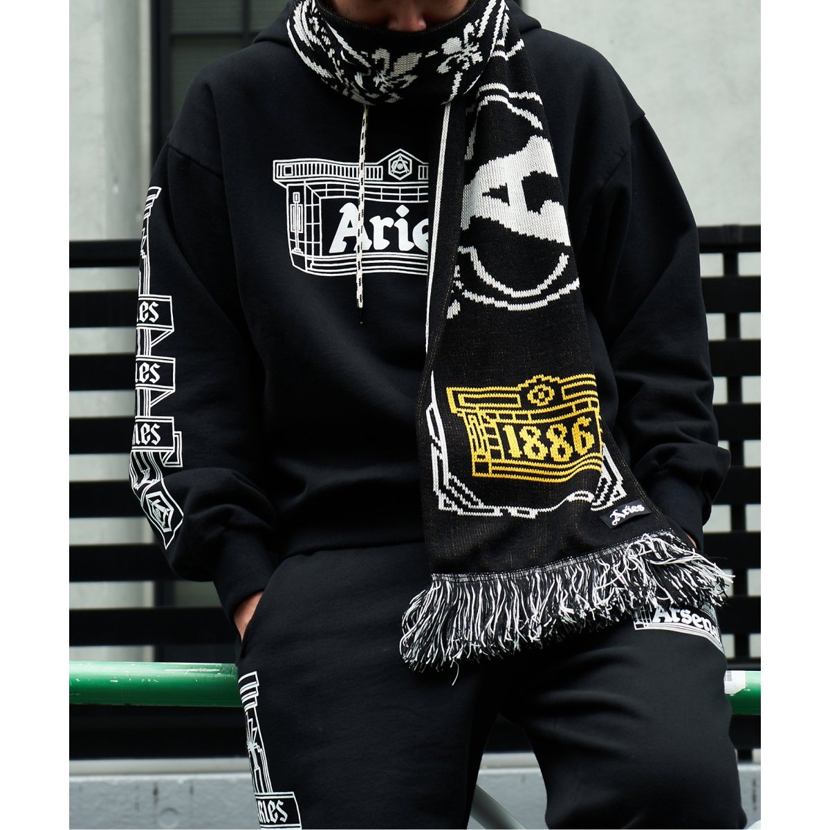 【ARIES×ARSENAL】Sサイズ　アーセナル　アリーズ　ジャケット　上下 ARIES×ARSENAL】Sサイズ アーセナル アリーズ ジャケット 上下 【公式