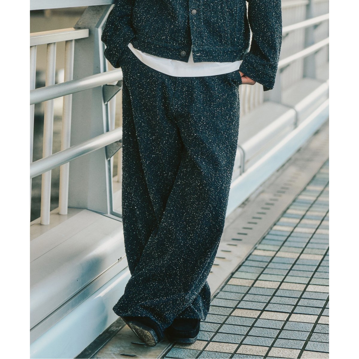 モンキータイム monkey time デニム スキニー ジョガーパンツ M MONKEY TIME（モンキータイム）の「＜monkey time＞ ST/DENIM