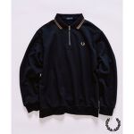 FRED PERRY / フレッドペリー417別注 ハーフジップ リブカラー 