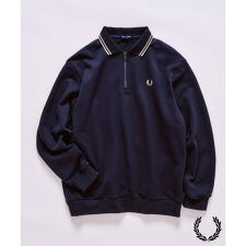 FRED PERRY / フレッドペリー417別注 ハーフジップ リブカラースウェット