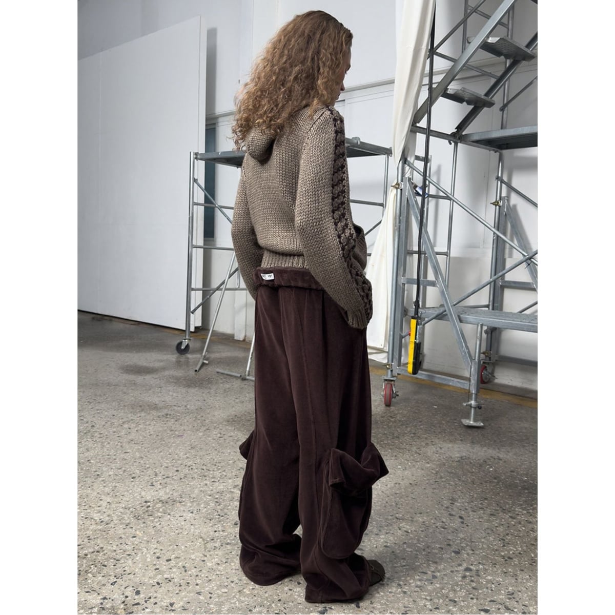 Geek Office / ギークオフィス】OPEN YY Knitted STITCH ZIP | 417