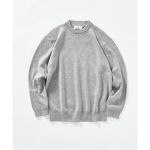 コットンカシミヤ スムース クルーニット | 417 エディフィス(417 