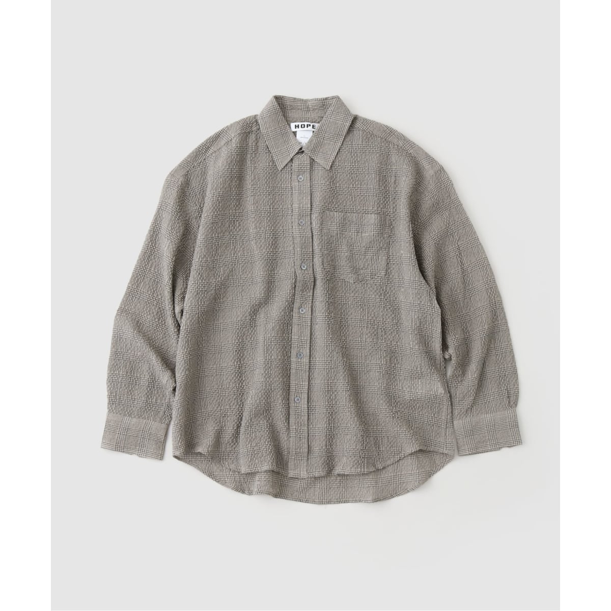 [�}���C]HOPE / �z�[�v ROOM SHIRT / 55793228/417 �G�f�B�t�B�X�i417 EDIFICE�j �O���[A