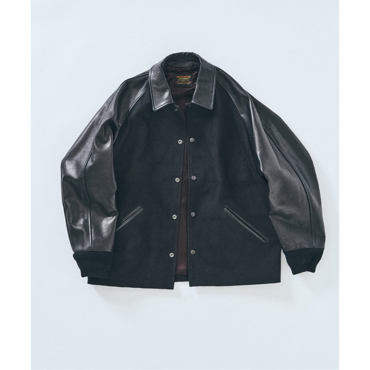 早い物勝！美品スクーカム　レザー　カーコート　レリューム別注 追加予約》【SKOOKUM / スクーカム】417別注 Leather AWARDブルゾン