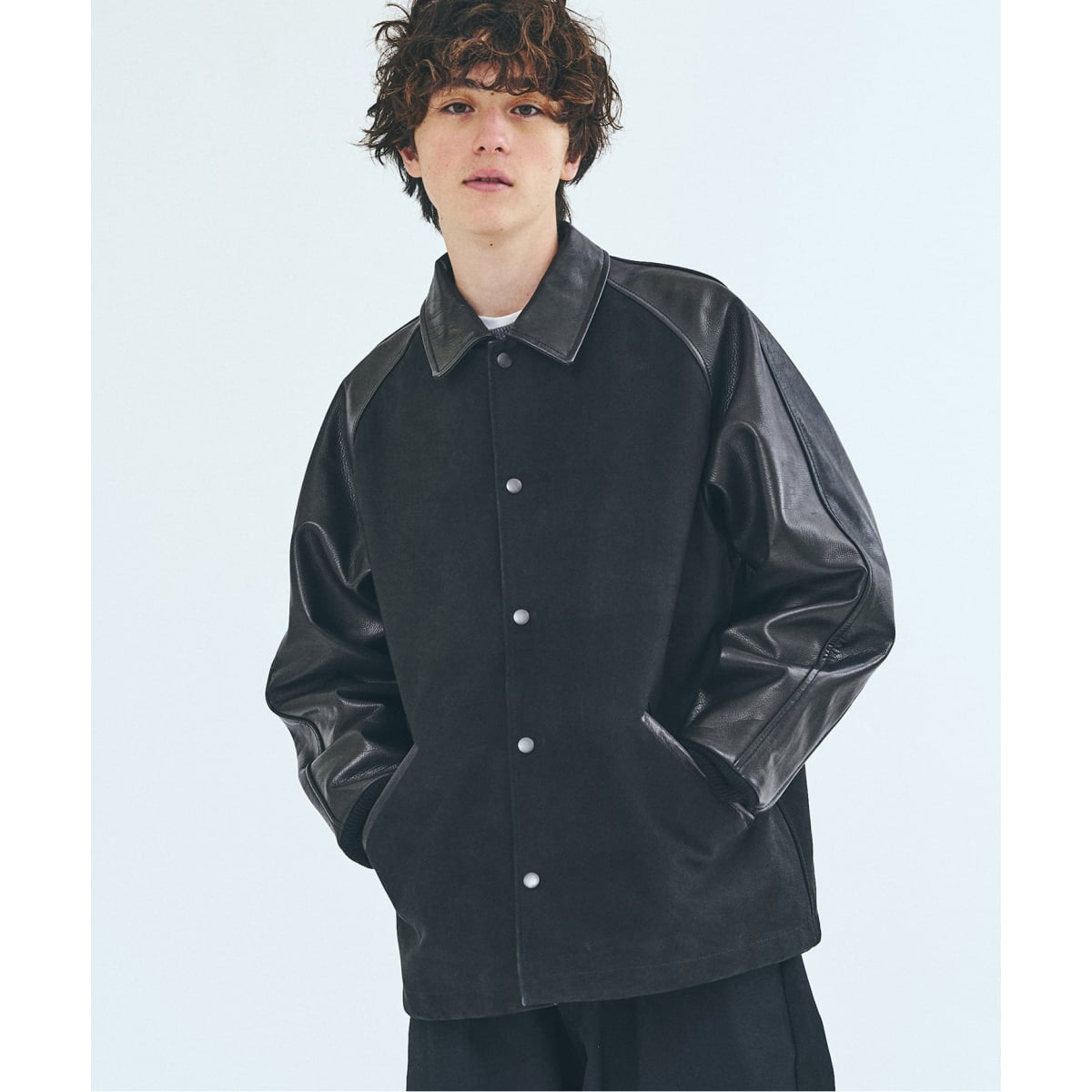 追加予約》【SKOOKUM / スクーカム】417別注 Leather AWARDブルゾン