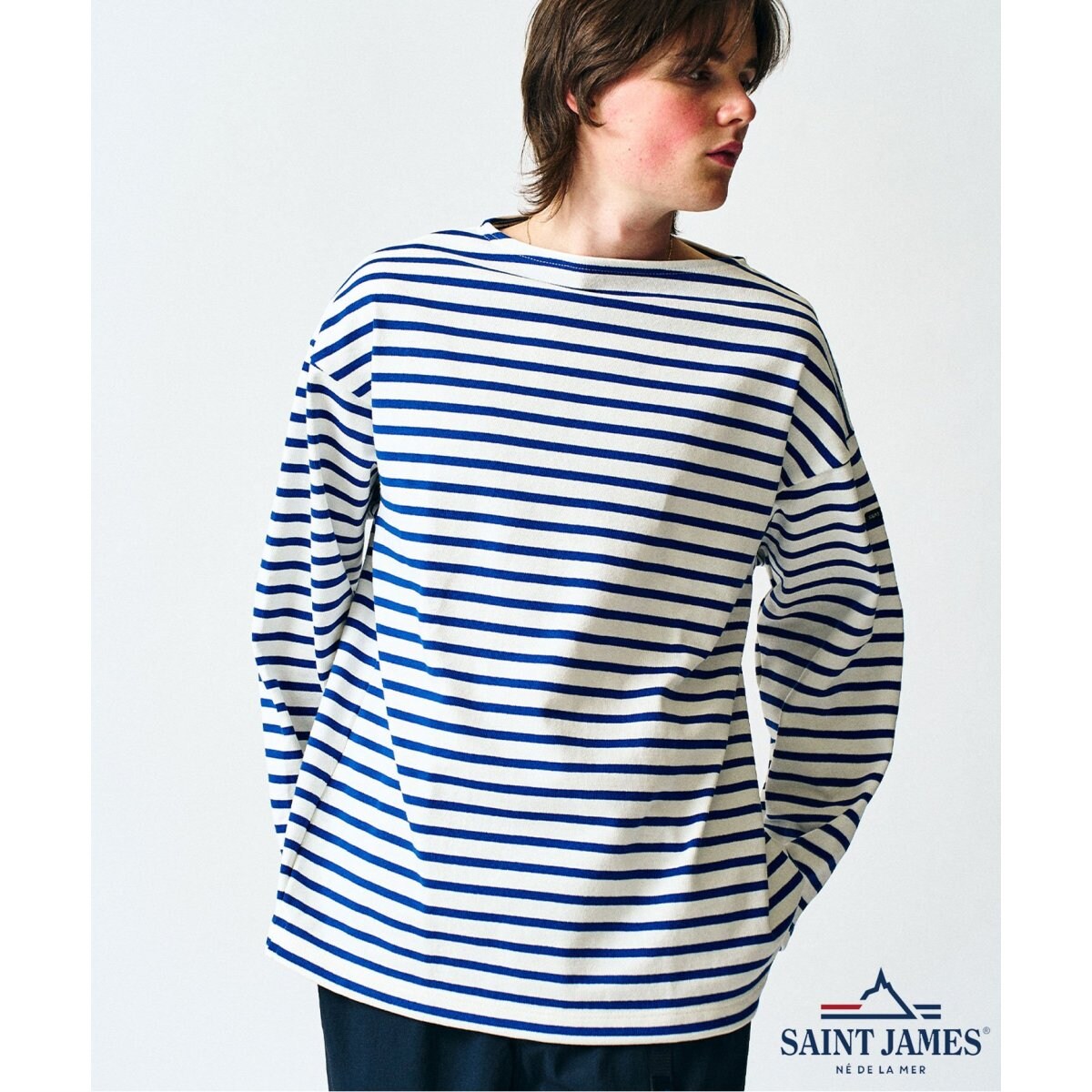 SAINT JAMES (セントジェームス) 別注 ウエッソン ルーズ ボーダー