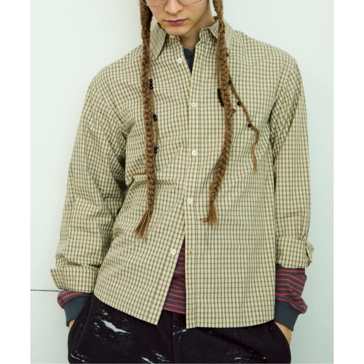 417 エディフィス（417 EDIFICE）/PULP / ミニチェック スタンダードシャツ PULP / ミニチェック スタンダードシャツ | 417 エディフィス(417