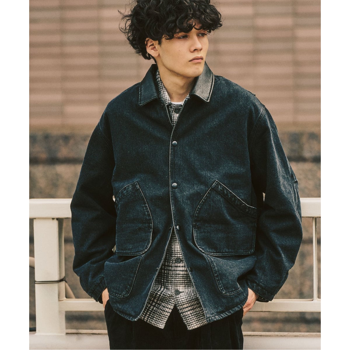 【DEVEAUX / デヴォー】バスケット チェック トラッカー ジャケット EDIFICE（エディフィス）の「DEVEAUX(デヴォー) バスケット