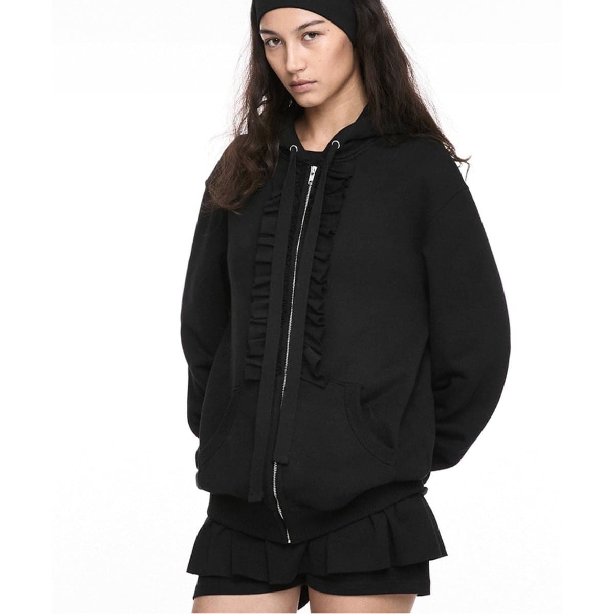 417 エディフィス（417 EDIFICE）/【Geek Office / ギークオフィス】NACHE / ナチェ RUFFLE HOODIE Z Geek Office / ギークオフィス】NACHE / ナチェ RUFFLE HOODIE Z | 417