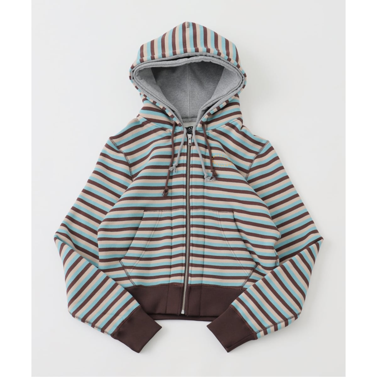 BLACK lab.】シャドーチェックハイブリッドパーカー | ブラック