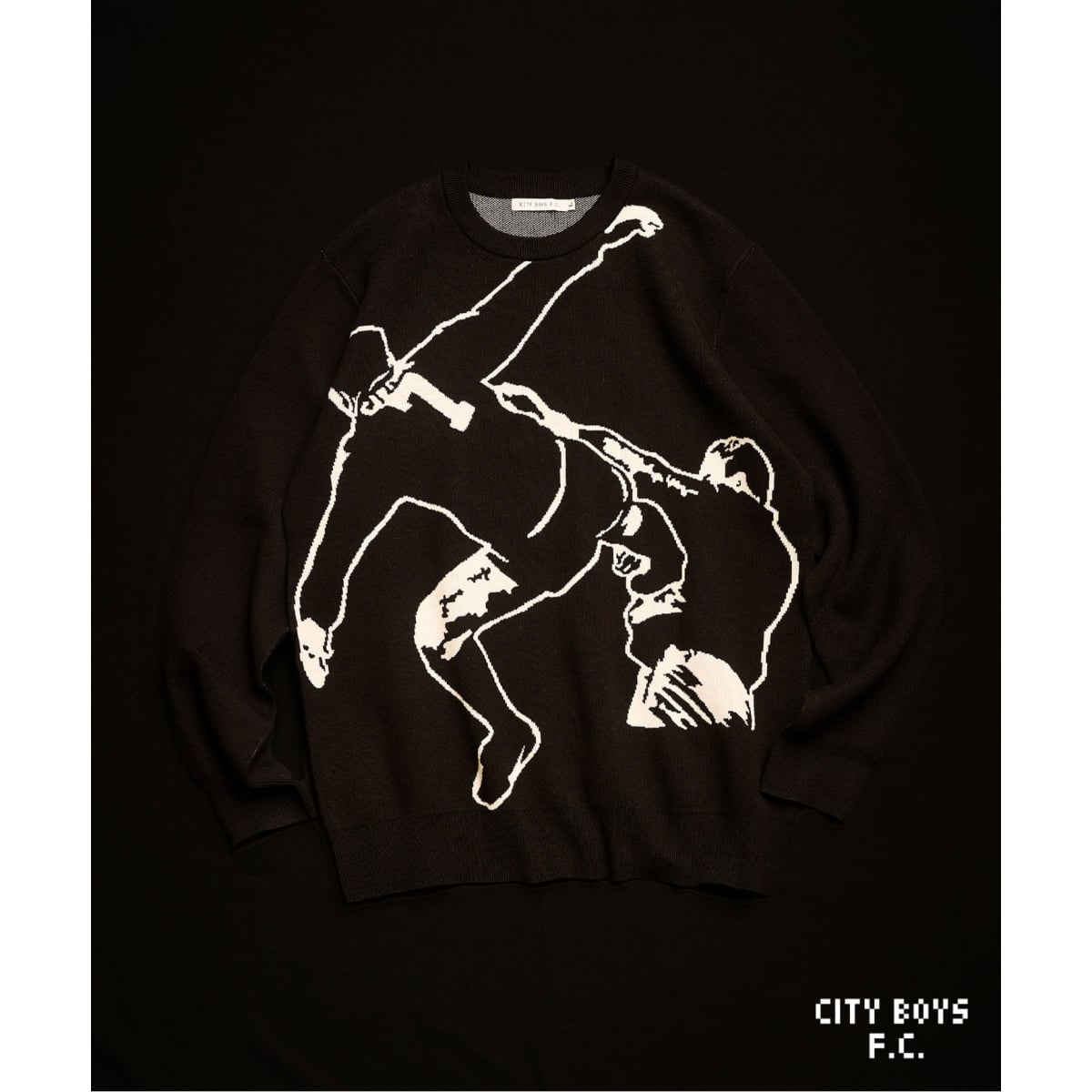 417 エディフィス（417 EDIFICE）/【CITY BOYS FC / シティボーイズFC】417別注 bad boy Sweater CITY BOYS FC / シティボーイズFC】417別注 bad boy Sweater | 417