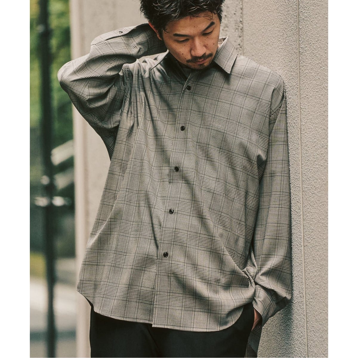 kakimoto yuki LRシャツ LE JAPON ATELIER】 Akita レギュラーウールシャツ | 417 エディフィス