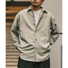 【LE JAPON ATELIER】 Akita レギュラーウールシャツ