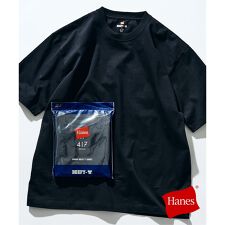 【Hanes × 417 EDIFICE】別注 BEEFY CREW NECK T-SHIRT（MO