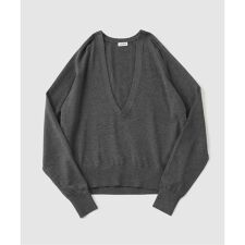 JIEDA / ジエダ COTTON SILK V NECK KNIT