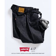 追加 LEVI’S(R)/リーバイス(R) 別注 TWISTED BELTED デニムパンツ L28