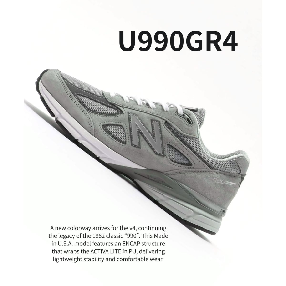 [�}���C]�s�\��tNew Balance / �j���[�o�����X U990GR4/417 �G�f�B�t�B�X�i417 EDIFICE�j �O���[A