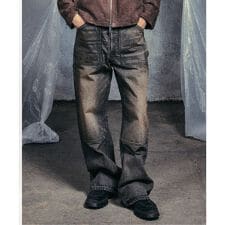 NO MAINTENANCE / ノーメンテナンス JAPANESE DENIM DOUBLE KN