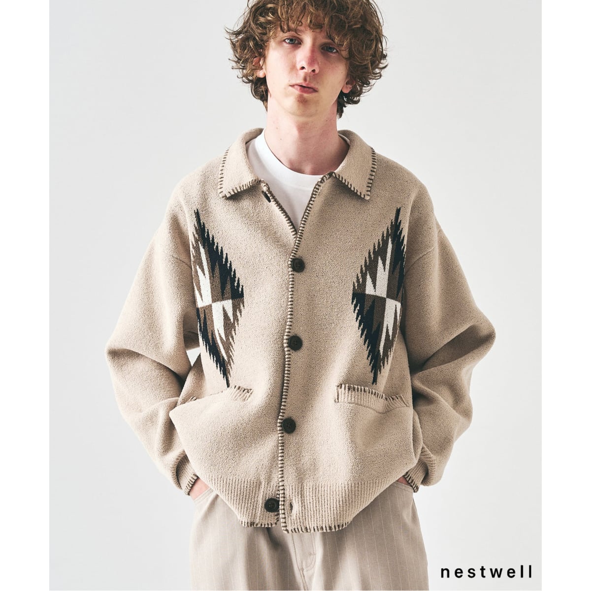 NESTWELL / ネストウェル 417別注 ブランケットカーディガン | 417