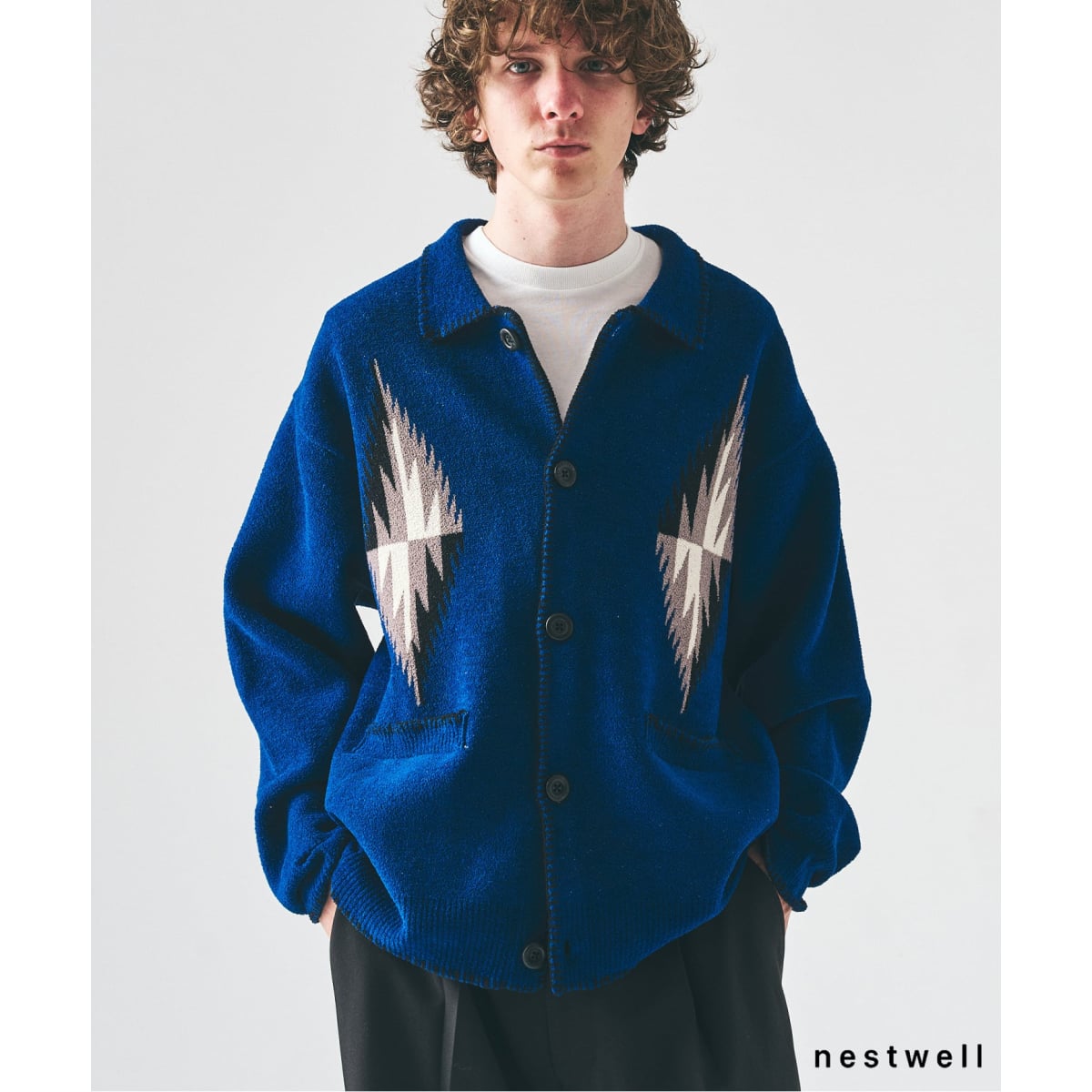 NESTWELL / ネストウェル 417別注 ブランケットカーディガン | 417