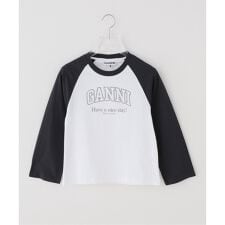 GANNI / ガニー Basic Jersey Baseball T-Shirt