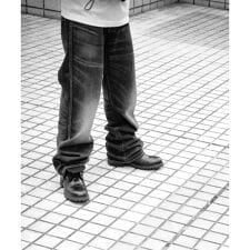 VALLAD / バラッド BLUE AUTHENTIC FLARE DENIM