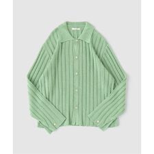 MATSUFUJI / マツフジ WIDE RIB KNIT SHIRT