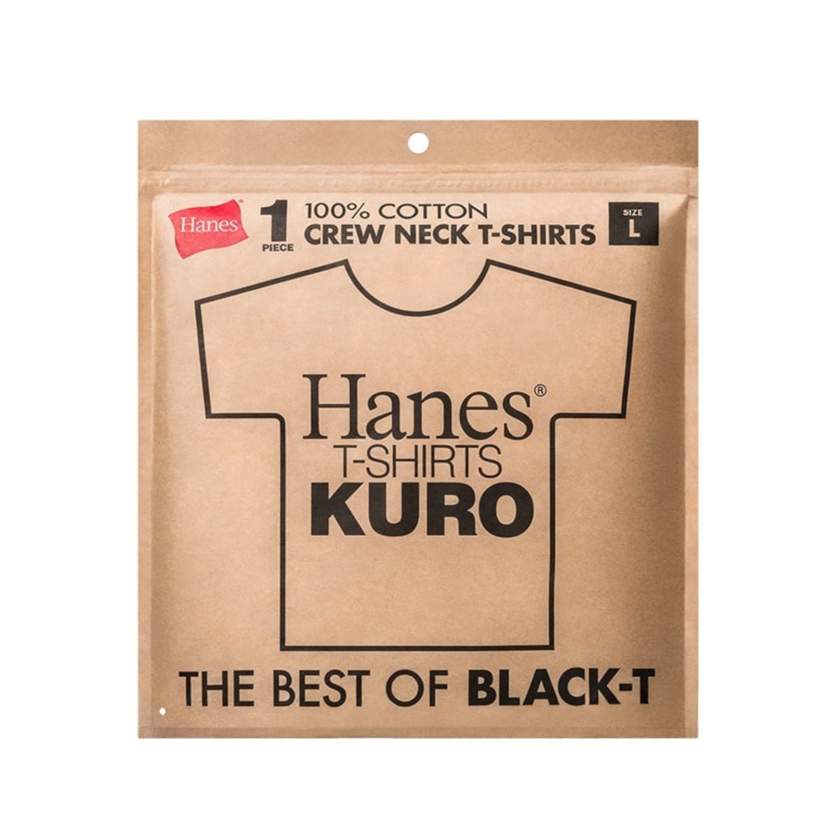 HANES / ヘインズ T-SHIRTS KURO HM1-D202