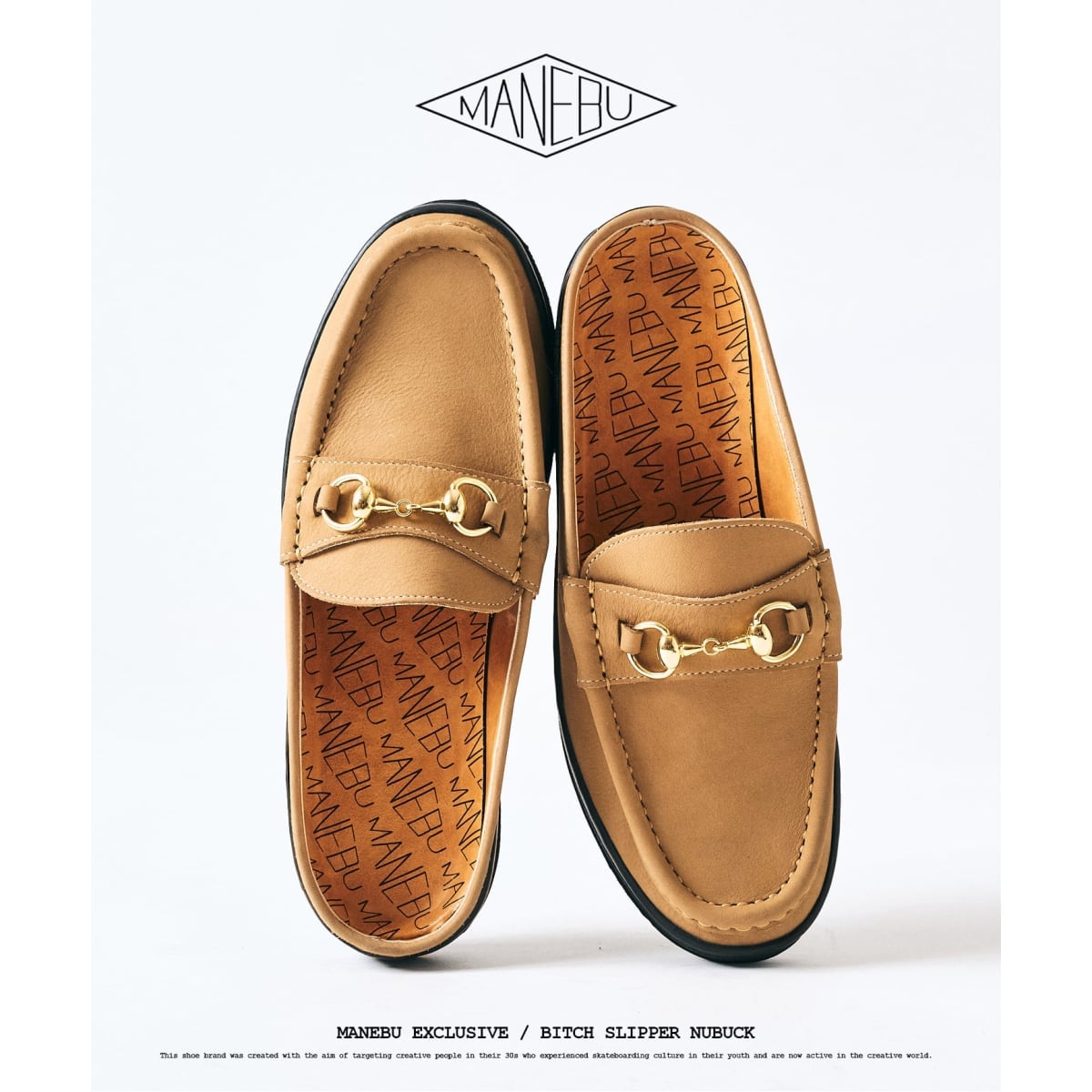 [�}���C]MANEBU / �}�l�u 417�ʒ� BITCH SLIPPER NUBUCK/417 �G�f�B�t�B�X�i417 EDIFICE�j �x�[�W��
