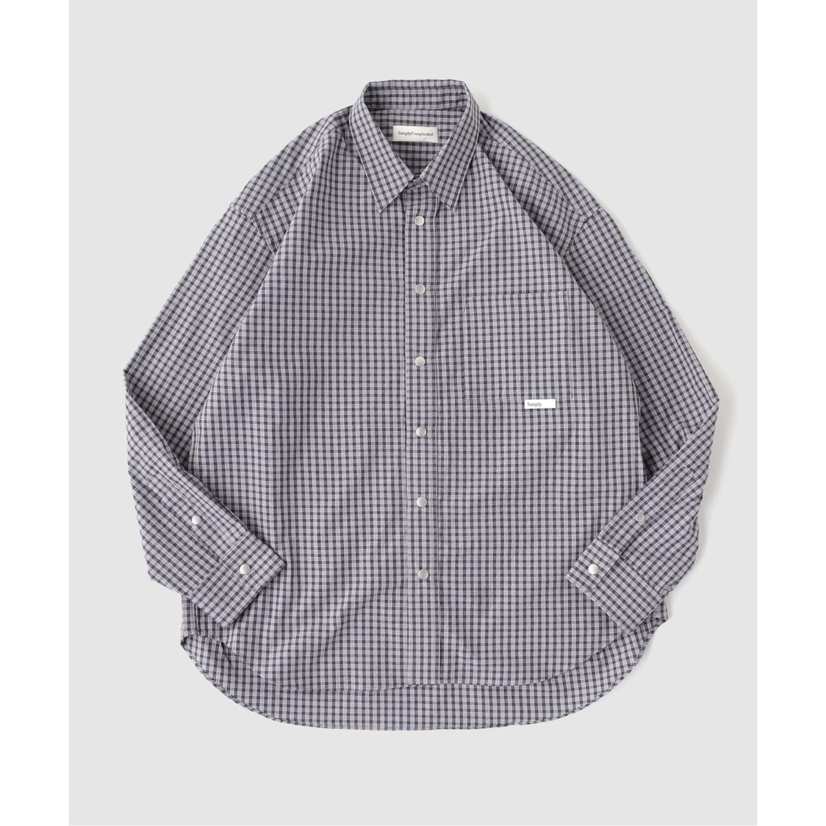 [�}���C]SimplyComplicated / �V���v���[�R���v���P�C�e�b�h UNCLE BUTTON UP/417 �G�f�B�t�B�X�i417 EDIFICE�j �u���b�N A