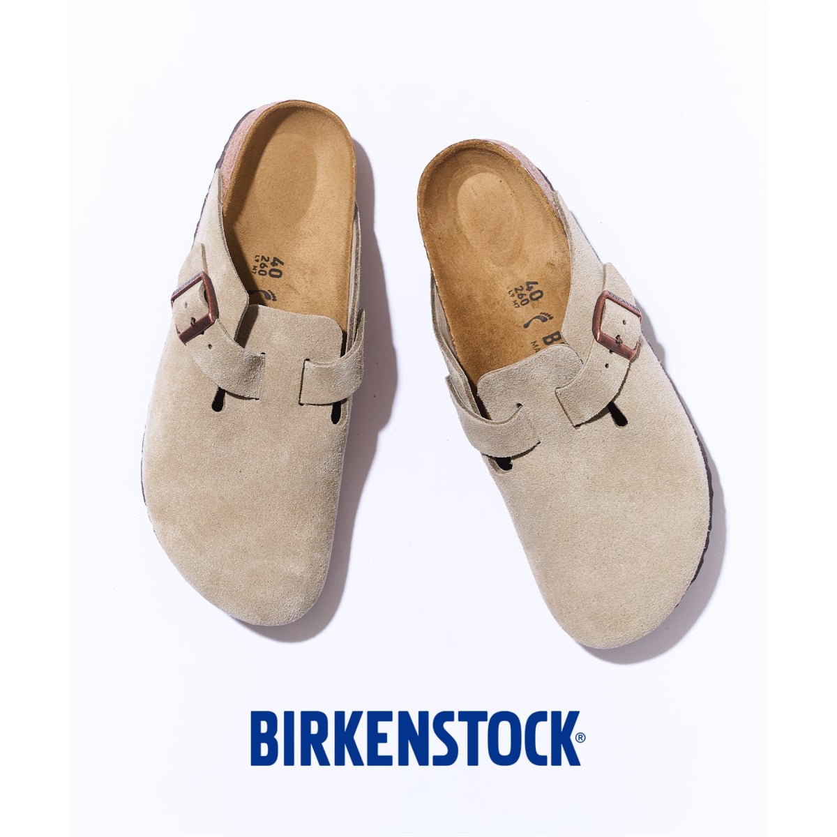 [�}���C]�yBIRKENSTOCK / �r���P���V���g�b�N�z Boston/417 �G�f�B�t�B�X�i417 EDIFICE�j �x�[�W��