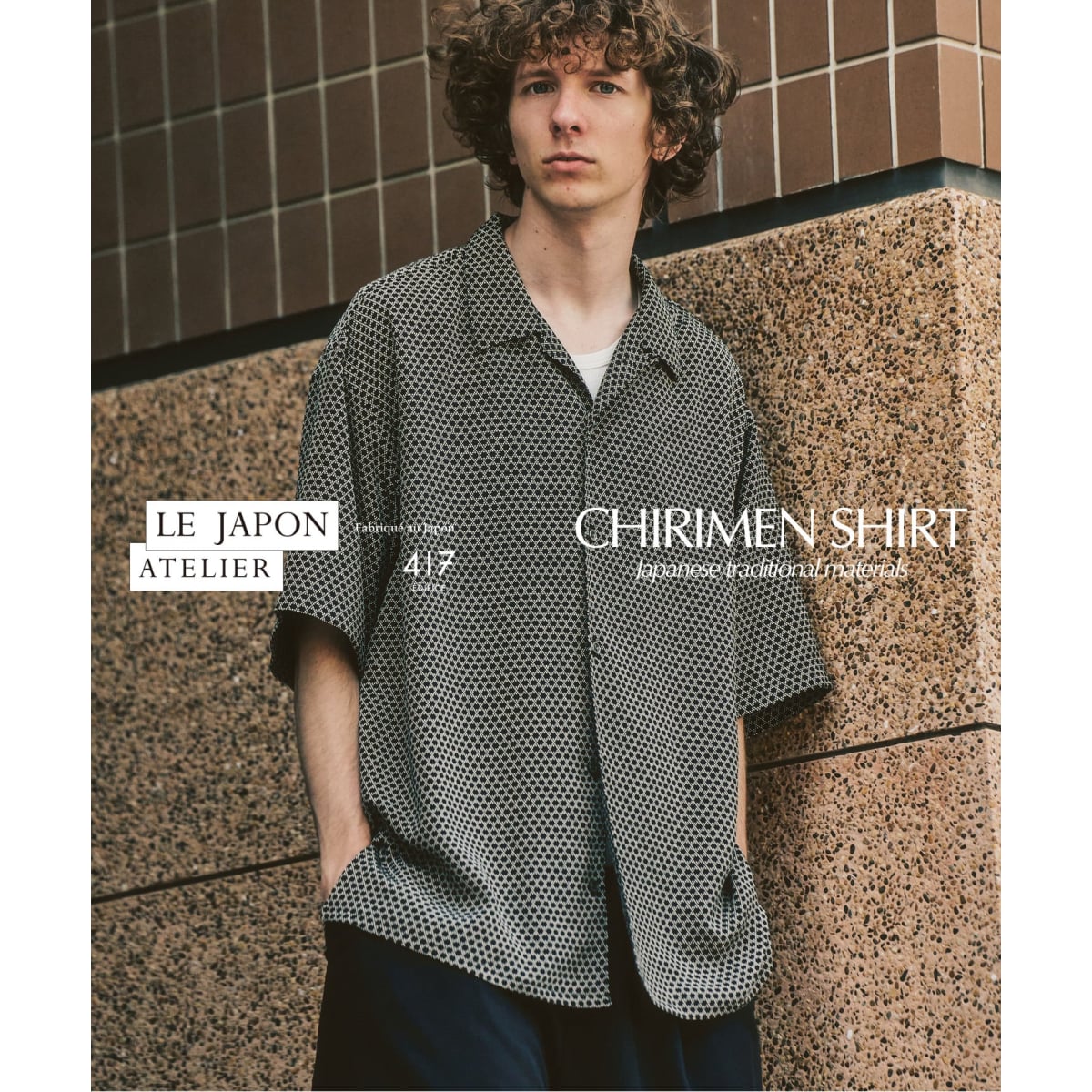 LE JAPON CHIRIMEN シャツ | 417 エディフィス(417 EDIFICE) | マルイ