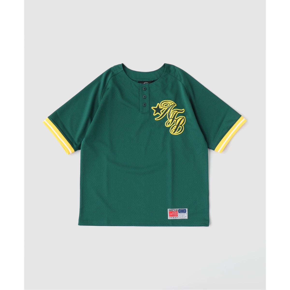 [�}���C]AFB / �G�[�G�t�r�[ HALF BUTTON UP MESH TEE/417 �G�f�B�t�B�X�i417 EDIFICE�j �O���[��