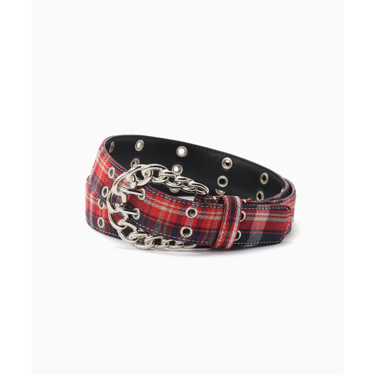 AFB / エーエフビー CHAIN BUCKLE CHECK BELT | 417 エディフィス(417