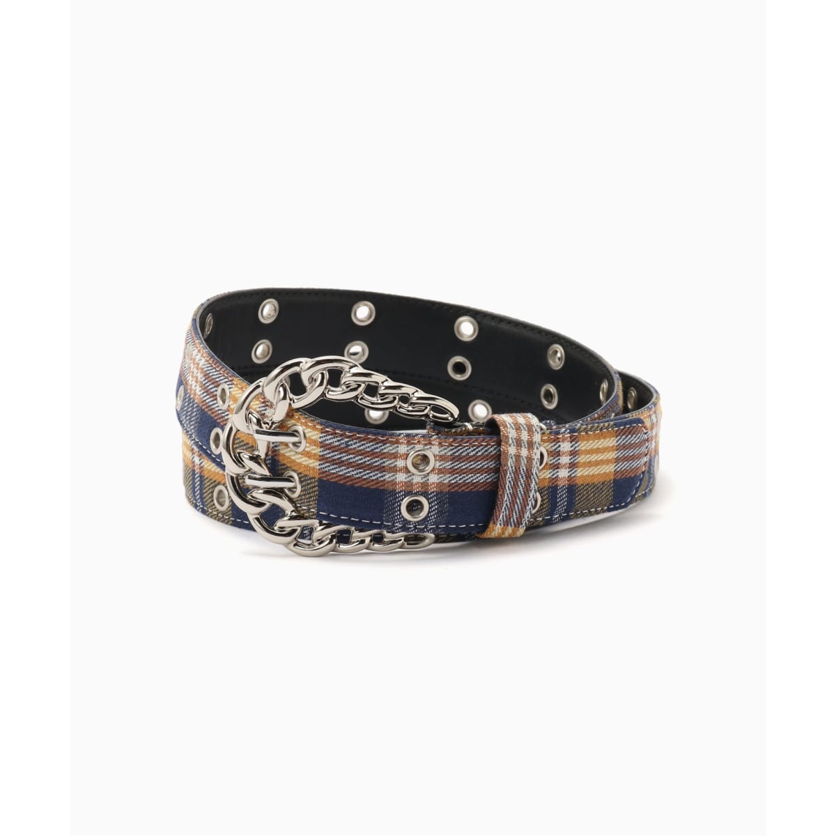 AFB / エーエフビー CHAIN BUCKLE CHECK BELT | 417 エディフィス(417