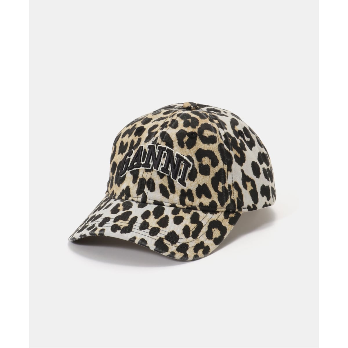 GANNI / ガニー Washed Cotton Canvas Cap Leo Emb | 417 エディフィス