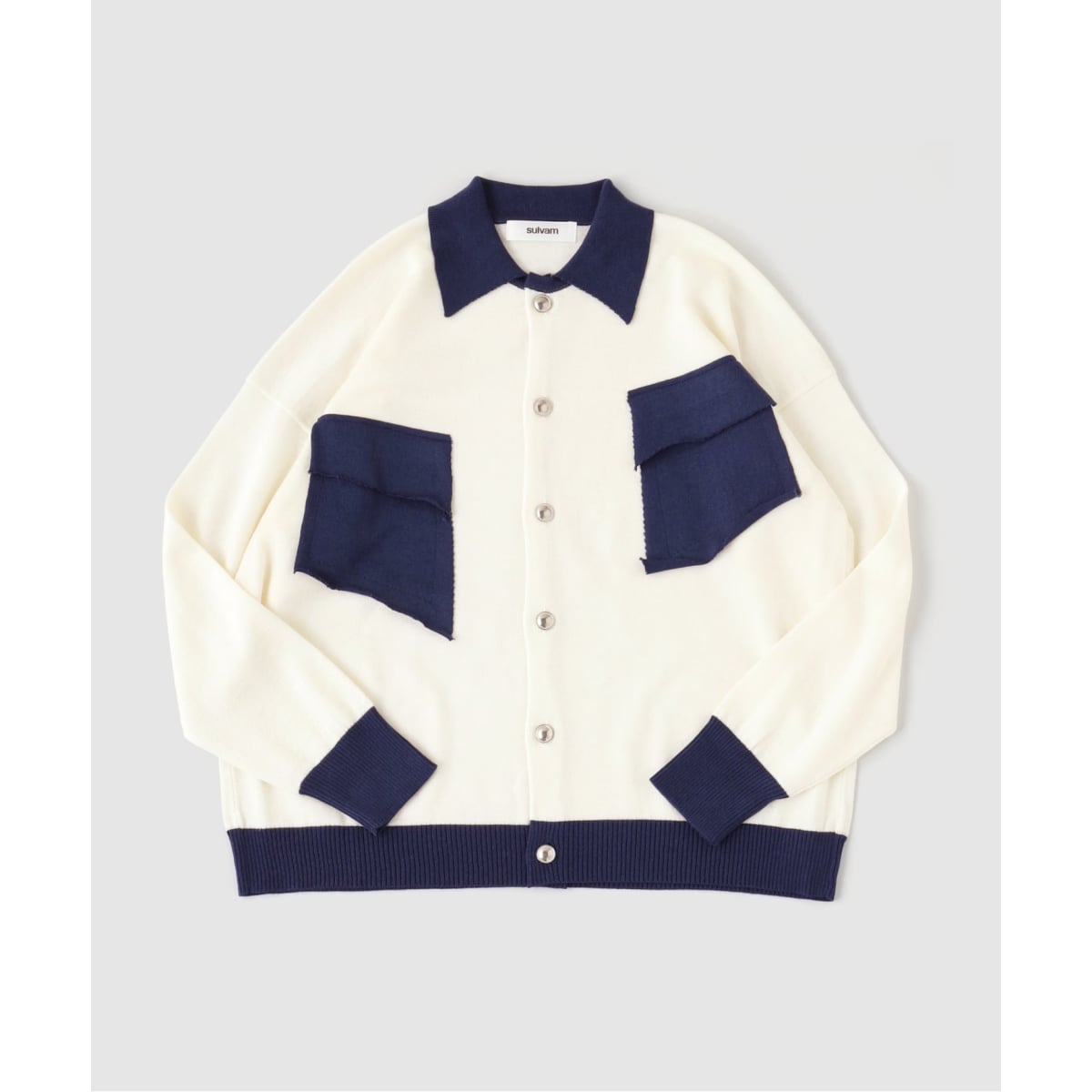トップス sulvam 18SS No Sleeve Cardigan カーディガン