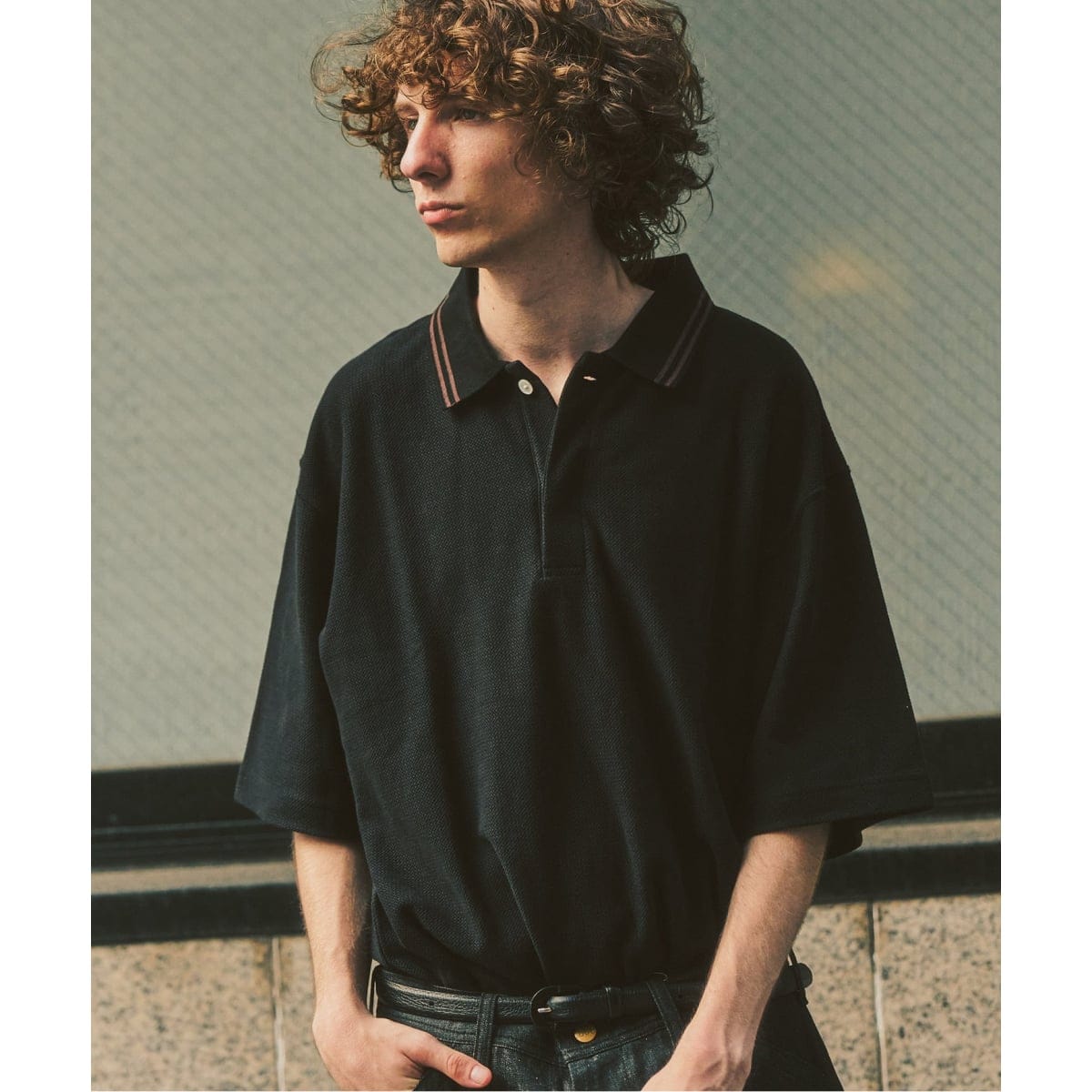 Zワッフル スキッパーポロシャツ | 417 エディフィス(417 EDIFICE