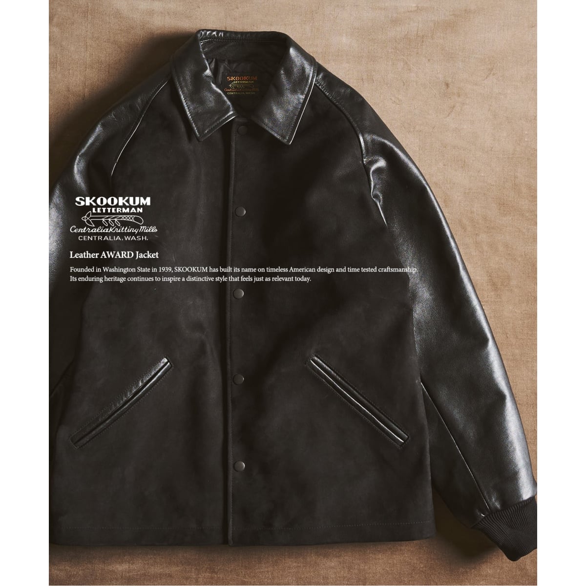 SKOOKUM / スクーカム】417別注 Leather AWARDジャケット | 417