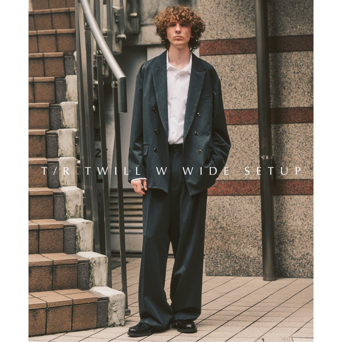 WEB限定》T/Rツイル ダブルワイドセットアップ | 417 エディフィス(417