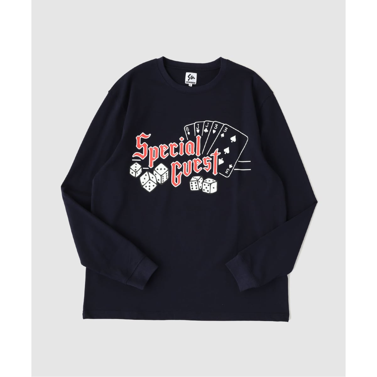 [�}���C]SPECIAL GUEST / �X�y�V�����Q�X�g CASINO LOGO LS TEE/417 �G�f�B�t�B�X�i417 EDIFICE�j �l�C�r�[