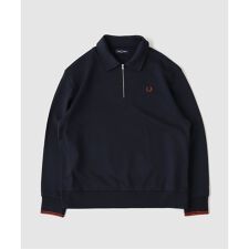 FRED PERRY / フレッドペリー HALF ZIP COLLARED SWEATSHIRT