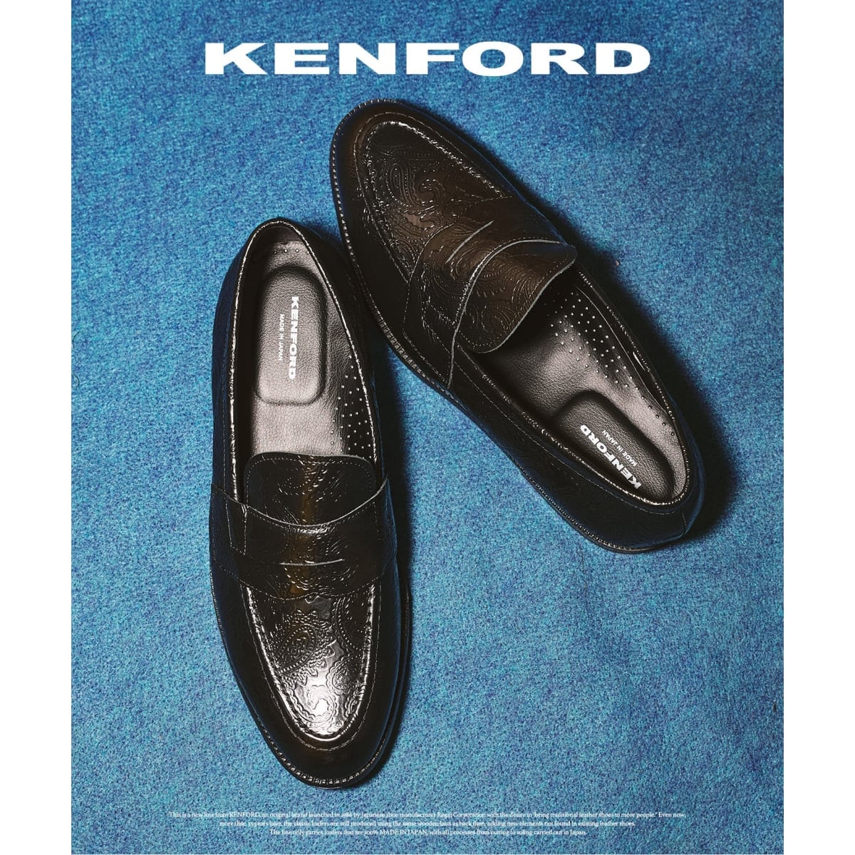 KENFORD / ケンフォード】 EMBOSSED LOAFERS PAISLEY | 417