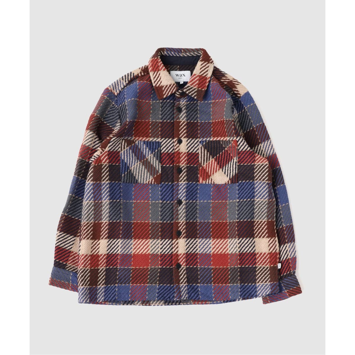 WAX LONDON / ワックス ロンドン】オーバーシャツ RUST MULTI | 417